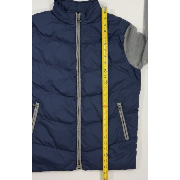 Peter Millar Mens Crown Crafted Wool Hybrid Cardigan Coat Jacket Sz Medium Navy - Picture 13 of 13